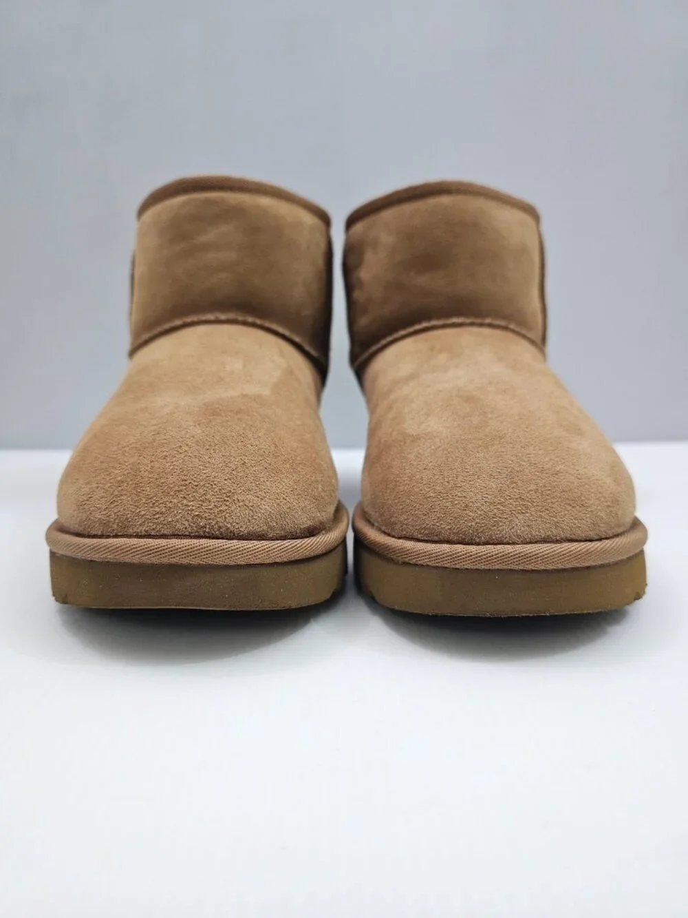 UGG Classic Mini II Ankle Boot Chesnut Sheepskin Short Winter Bootie Womens 11